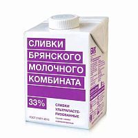 Сливки БМК 33%, 0,5л