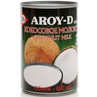 Молоко кокосовое ж/б Aroy-D 17-19%, 400мл