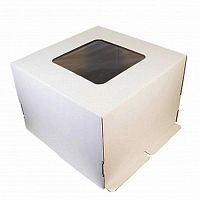 Коробка картон 35*35*25см с окном