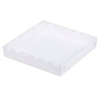 Коробка для печенья и пряников 20*20*3,5см, белая